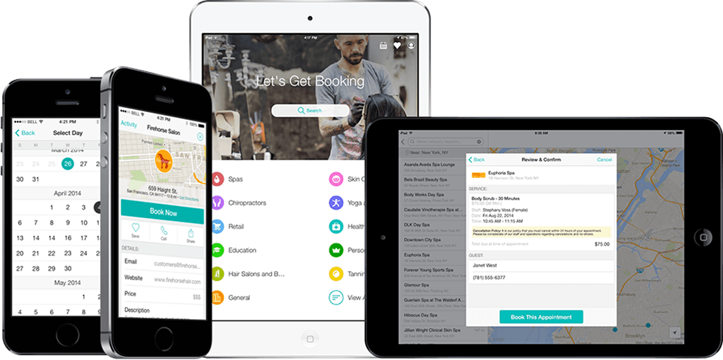 BookNow by Pingup v2 Showcase iOS App