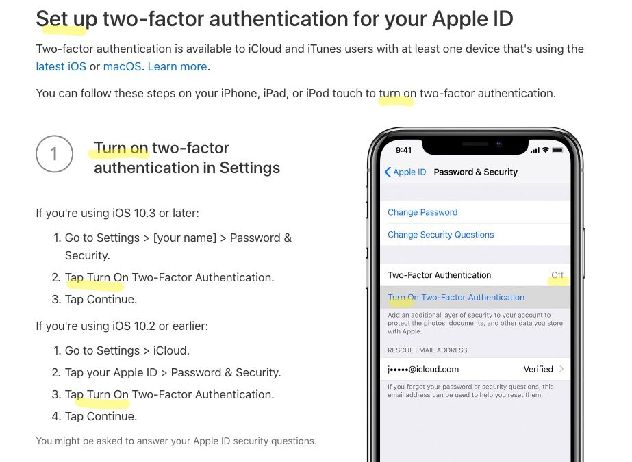 Is Apple’s Two-factor Authentication Onboarding Process Deceptive?