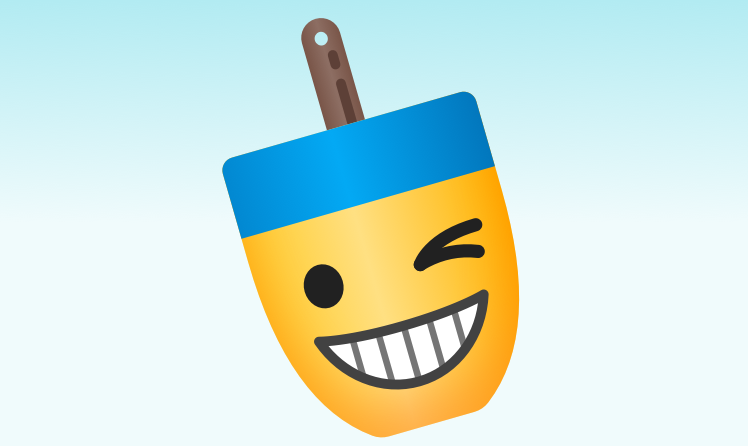 Buoymojis App Banner with winking emoji by James Young