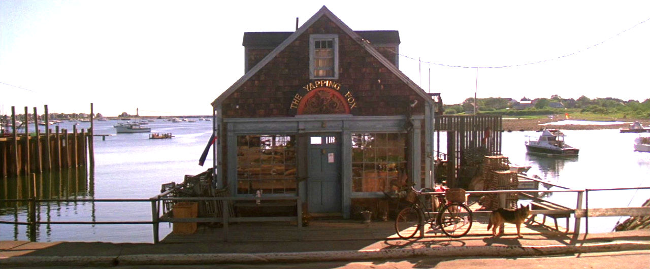 “The Witches of Eastwick” film still of The Yapping Fox set in Scituate, MA