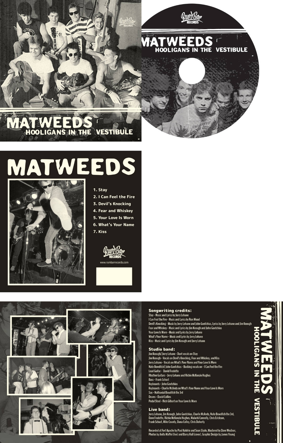 Matweeds CD package design samples