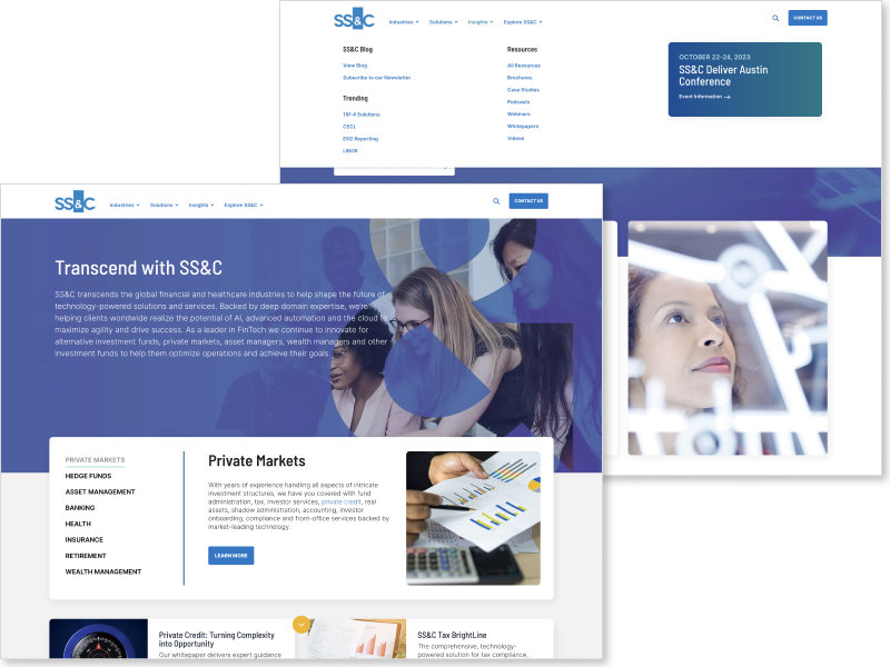 SS&C Technologies company website 2023